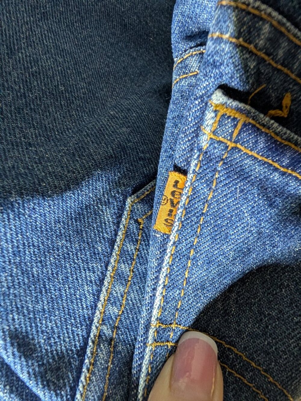 Vintage 505 Orange Tag Levi Jeans size 40/32 Regular Fit Straight Leg